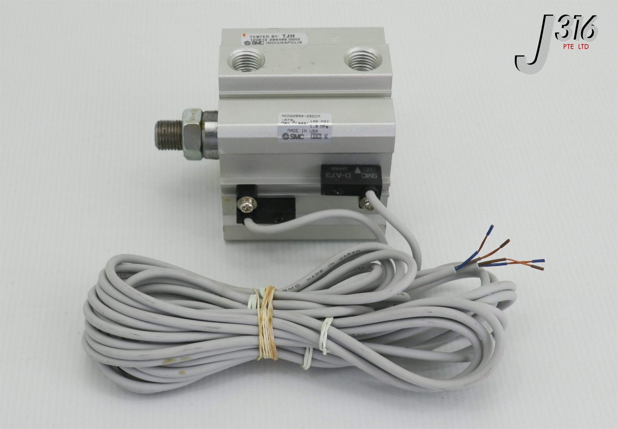 ℳ 24199 SMC PNEUMATIC CYLINDER W/ D-A73 NCDQ2B50-25DCM-A73L | eBay